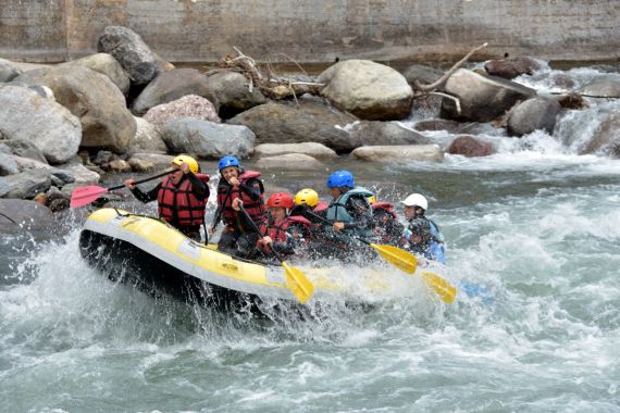 rafting espagne la Pallaresa sports eaux vives loisirs aventures rafting à Saint Lary