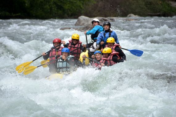 rafting espagne la Pallaresa sports eaux vives loisirs aventures rafting à Saint Lary