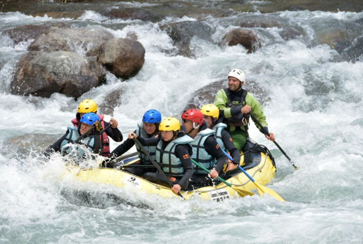 rafting en espagne sur la Noguera Pallaresa