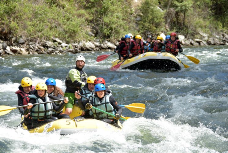 rafting en espagne sur la Noguera Pallaresa