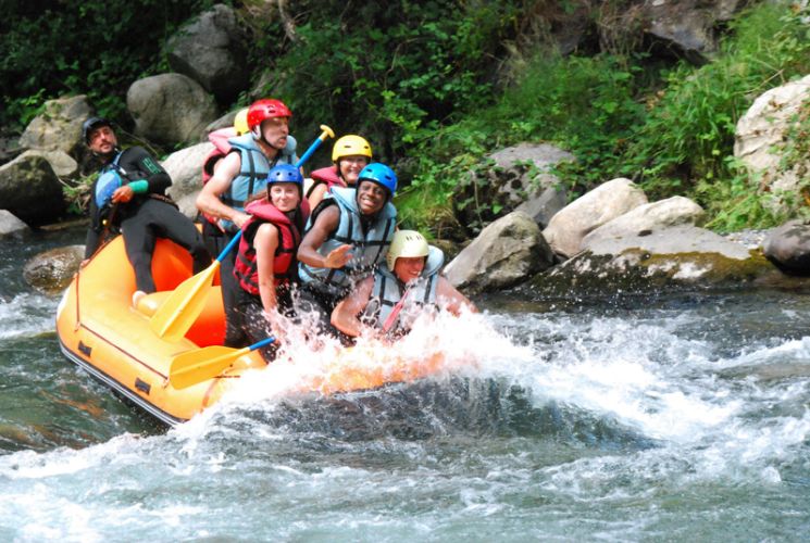 parcours raft sur la Neste d'Aure hautes pyrénées